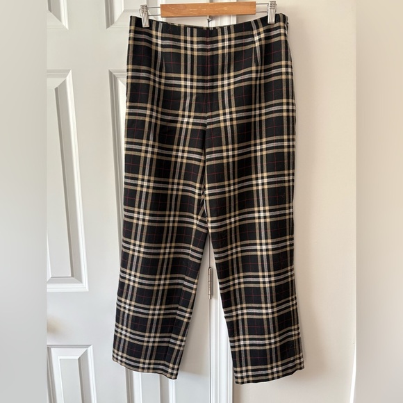 Talbots Plaid Wool Petites Pants - Picture 4 of 11